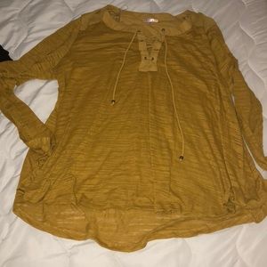 Mustard top for fall!